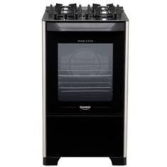 Fogão Dako 4 Bocas Magister Mesa de Vidro Acendimento Automático Bivolt Preto