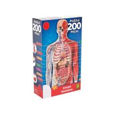 Quebra Cabeça Corpo Humano 200 Peças - Grow Ref. 3937