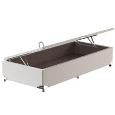 Base Box para Colchão Solteirão Probel Classic com Baú 40x100x200cm - Branco