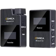 Sistema Wireless Digital Microfone Comica Audio BoomX-D D1 Sem Fio Ultra Compacto para Câmeras Mirrorless/DSLR