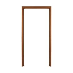 Kit Batente com Alisar Regulável 2 Lados 7cm MGM Mogno