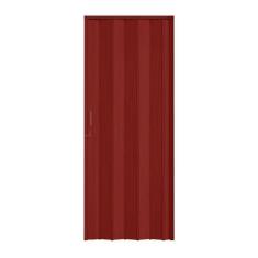 Porta Sanfonada PVC Plastporta 210x72cm Plastporta BCF Mogno