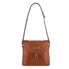 Bolsa tiracolo de couro Tereza Feminina-Feminino