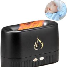 Difusor Aromatizador Chamas Óleos Essências Umidificador Ar - AL