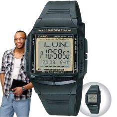 Relógio de Pulso Casio Masculino Digital Prova Dágua 50 Metros 5 Alarm