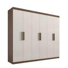 Guarda Roupa Casal 6 Portas 4 Gavetas 100% Mdf Leblon D'doro 