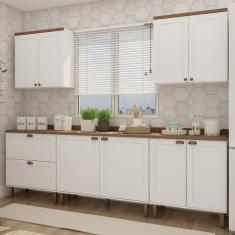 Cozinha Completa Filadélfia 9 Portas 1 Gaveta Branco - Panorama Móveis
