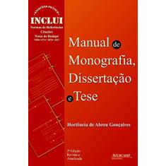 Manual de monografia, dissertação e tese