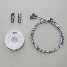 Kit Reparo Máquina Vidro Elétrico Omega S/Arraste Traseiro