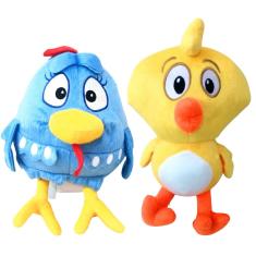 Pelúcias Galinha Pintadinha e Pintinho Amarelinho - 02 Personagens