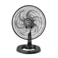 Ventilador de Mesa Oscilante 127V PP Premium Tron Preto