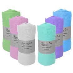 Lençol Cama Com Elástico Avulso Box Queen 100% Algodão Malha - BAVATEX