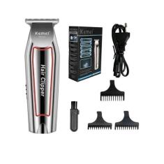 Maquininha De Acabamento Para Cabelo e Barba Aparadora Profissional KM