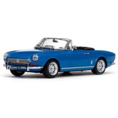 Miniatura Fiat 124 Spider BS 1970 Conversível 1/43 Vitesse, Azul