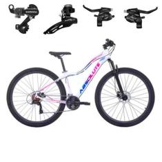 Bicicleta Aro 29 Absolute Aluminio MTB Hera 24 Velocidades Câmbios e T