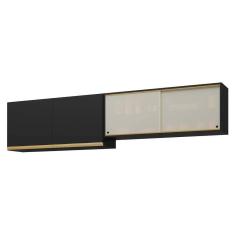 Kit 2 Armários de Cozinha Aéreos 4 Portas Veneza Multimóveis MP2150