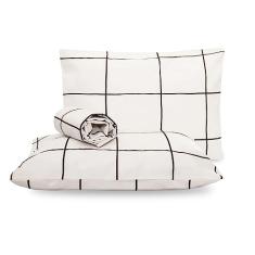 Jogo De Lençol Queen 3 Peças Grid Algodão, Branco, Marina Enxovais, Classic