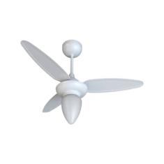 Ventilador de Teto Ventisol Wind Inverter para 1 lâmpada E27 até 20W com Controle Remoto - Branco