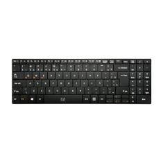 Teclado Sem Fio Slim Conexão Bluetooth Multimídia Teclas Scissor Preto Multi (Multilaser) - TC220