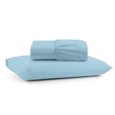 Jogo De Lençol Solteiro Mirante 100% Algodão 2 Peças - ul - Casa Show 