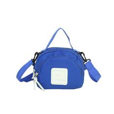 Elonglin – Bolsa feminina casual de lona, pequena bolsa de ombro, Macio, Azul, 16*7*15CM