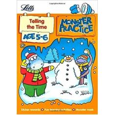 Monster Practice - Telling The Time - Age 5-6 - Book With Sticker - Co