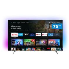 Smart Tv 75 4K Uhd D-Led Philips 8807 The One - Ips 120Hz Android Goog