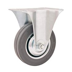 Rodízio Fixo Leve 5", De Borracha, Preto, Vonder