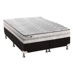 Cama Box King: Colchão Espuma Paropas D33 Pasquale Plus + Base CRC Sue