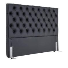 Cabeceira EBox Paris Queen 1,60m Em Corino Preto