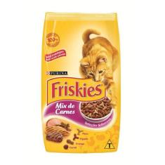Ração Friskies Mix Frango Carne Fígado Gatos Adult 1Kg - Purina
