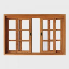 Janela de Correr Quadriculado Madersilva 1,20m x 1,80m