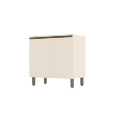 Balcão De Cozinha 80 Cm 2 Portas Connect Henn Off White