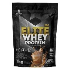 Elite Pro Whey Protein Concentrado 80% - Moccacino - 1kg - Soldiers Nutrition