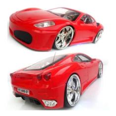 Carrinho De Controle Remoto Carro Ferrari F430 Com Led Vermelho - DM T