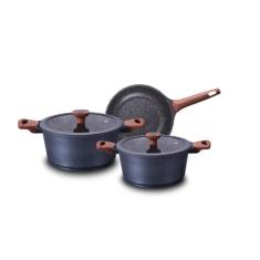 Conjunto/Jogo de Panelas Titanium Cerâmic-Flon 3 peças 8450 MTA