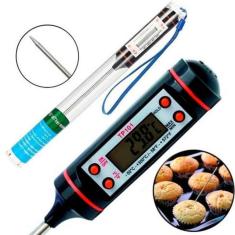 Termômetro Culinário Digital Espeto Alimento Cozinha