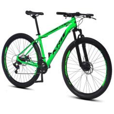 Bicicleta aro 29 Alumínio KRW Shimano 24 Velocidades Marchas Freio a Disco Suspensão dianteira K11-Unissex