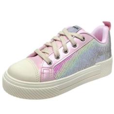 Tenis Infantil Menina Conforto Colorido Pampili Max-Feminino