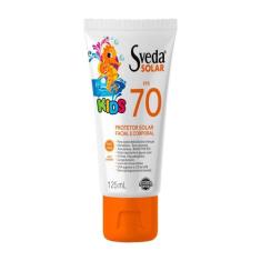 Protetor Solar Facial e Corporal FPS70 Sveda Kids 125ml