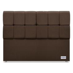 Cabeceira Piave Linho Marrom Queen (12x160x125) - Ortobom