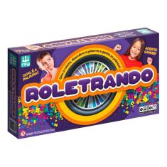 Jogo De Tabuleiro Infantil Roletrando Clássico Roda A Roda +7 Anos - Nig Brinquedos