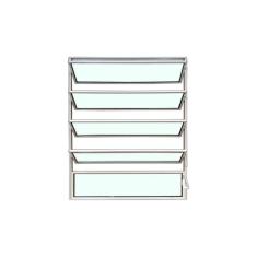 Vitro Basculante Branco 100 X 80 Vidro Liso