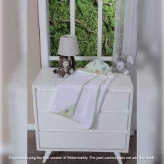 Toalha De Banho Bebê Dupla Face Com Capuz Forrada com Fralda - Denguin