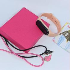 Kit Relógio Infantil Digital Silione Menina Menino + Colares Duplo Ami