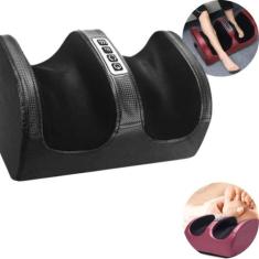 Massageador De Pés Pernas Elétrico Relaxante Shiatsu - Preto - AL