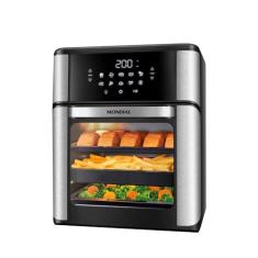 Fritadeira Air Fryer Forno Oven 12L, Mondial, Preto/Inox, 2200W, 220V - AFON-12L-BI-BC