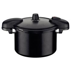 Panela De Pressão Tramontina Valência Black 7 L 24 Cm Em Alumínio Com Revestimento Cerâmico