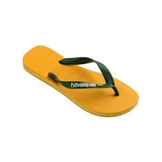 Chinelo Havaianas Brasil Logo Amarelo Pop 33/34