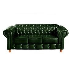 Sofá Chesterfield Luís Xv 3 Lugares Retrô Decoração - BELLA DECOR